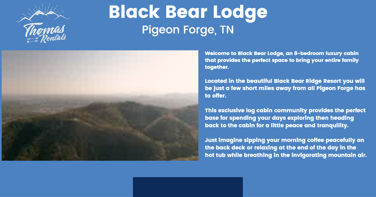 Black bear lodge